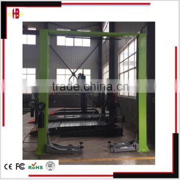 4.5T hydraulic two post clear floor car lift