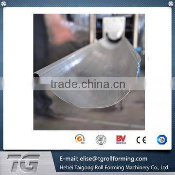 China Supplier High Speed Half Round Gutter Roll Forming Machine For Water Round Gutter With PLC Control System photo-4