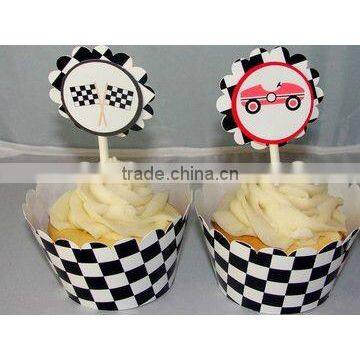 Race Car Cupcake Toppers