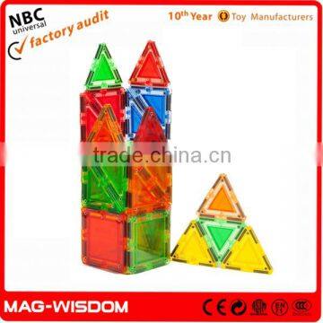 MagWorld 24 Piece Magnetic Tile Building Set