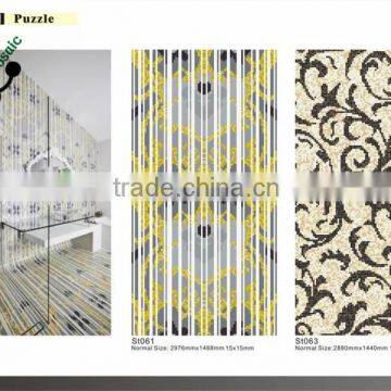 MB Kitchen Wall Tile Flower Design Glass Tile Mosaic Backsplash photo-4