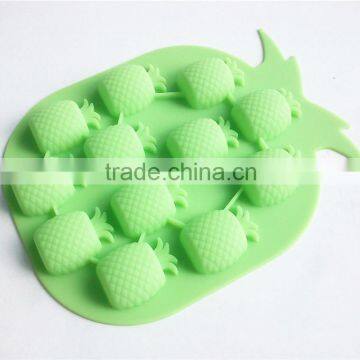 Easy Mold Pineapple Fruit Shape Silicone Ice Tray photo-2