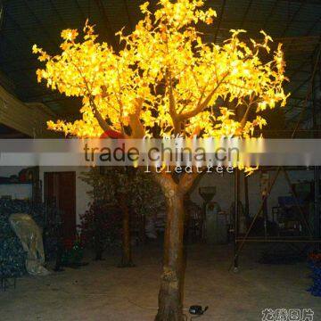 Artificial led maple tree light, 3.5m Halloween decoration led tree