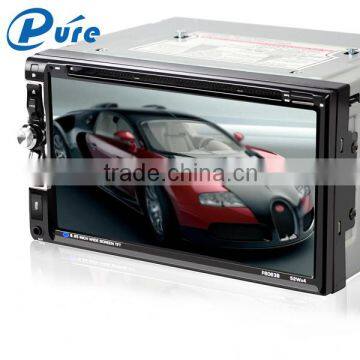 6.95 inch Double Din Car DVD Player,Digital Color LCD Screen Touch Button Pioneer Car DVD Player