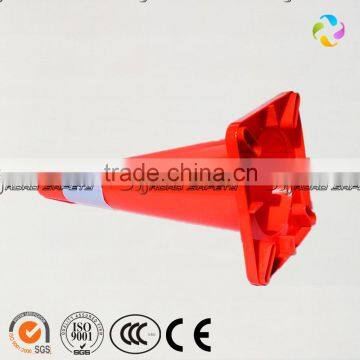 28" flexible safety PVC traffic cone