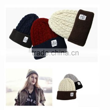 custom beanies hat with top ball, knitted beanies hat wholesale in stock