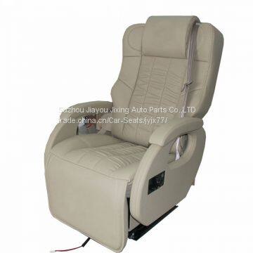 Electric business car seat with massage and recliner