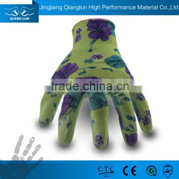 Qianglun PU Coated Heavy Duty Gardening Gloves