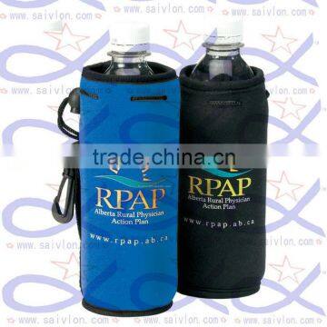 Promotional neoprene water bottle cooler holder