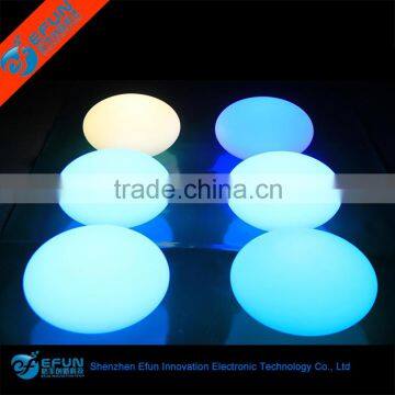 LED furniture lighting, plastic wireless dmx luminous color changing led ball