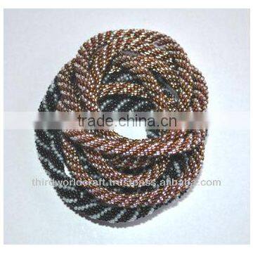 Rollover Glass Bead Bracelets From Nepal photo-6