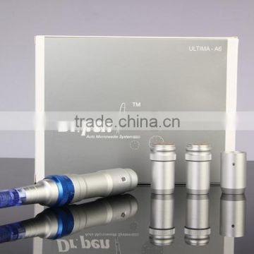 New Skin rejuvenation vibration derma pen needle vertical movement Dr.pen Ultima A6 with 2 Rechargeable batteries