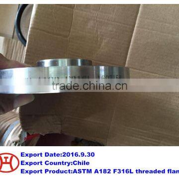 ASTM A182 F316L threaded flange