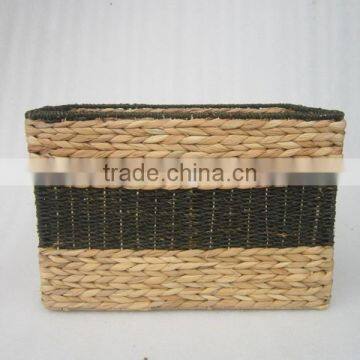 Handmade water hyacinth storage basket, clothes basket from Vietnam