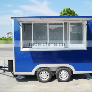 China made hot sale mobile hot dog food trailer fast food mobile kitchen trailer thailand fry ice cream machine/slush machine