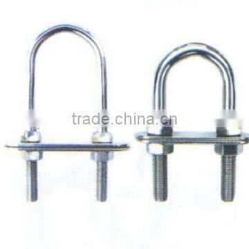 High Quality stainless Steel u bolt ,Electric Galvanized pipe u clip fastener,u bolt clamps for pipes