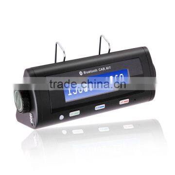 Long standby bluetooth hangdsfree car kit with LCD display