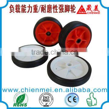 3.5 Inch Small Plastic Wheels/ Ruled/ Plastic Wheel Cover/pneumatic Wheel/Rubber Wheelbarrow Wheel photo-2