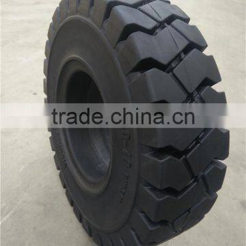 Tractor Trailer Solid Tyre 4.00-8 for Towing Tractor in Airport or Seaport photo-4