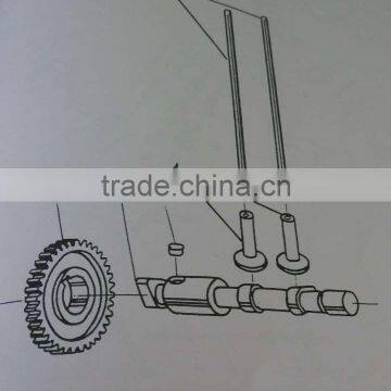 Agricutural Machinery Spare Parts SF24 SF148 SF168 SF188 SF1105 SF1115 Camshaft for Tractors, Tractor Camshaft High Quality photo-4