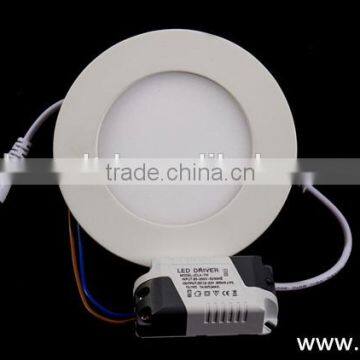 Recessed mini round led panel light with radiator 6/9/12/15/18/24w