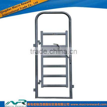 AS/NZS Galvanized Steel Cattle Panel Oval Rail Personnel Gate for Yard Farm