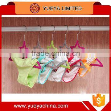 high quality star design kids flocking clothes hanger