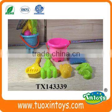 Promotional Plastic Summer Sand Beach Tool Toys Play Set 6pcs photo-6