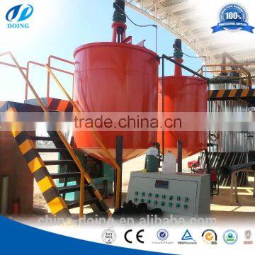 Refining waste engine oil to base oil by distillation made by Doing