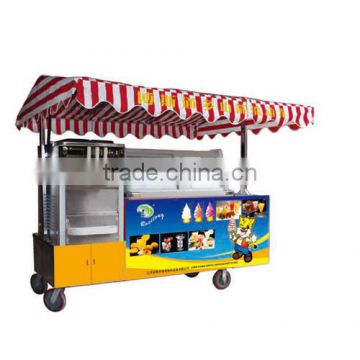 luxury ice cream machine food cart