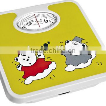 Simple design spring bathroom scale