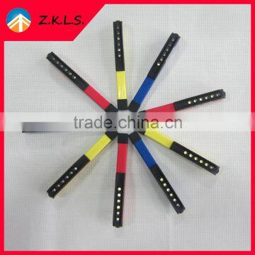 Colorful 6 LED Torch Rubber Print Light Pen photo-4