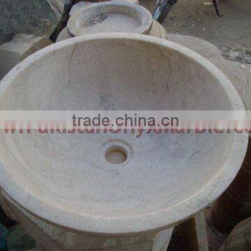 UNIQUE SAHARA BEIGE MARBLE SINKS AND BASINS photo-4