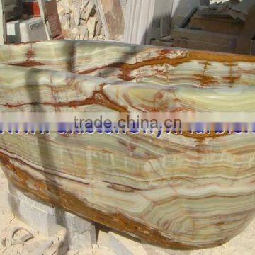 NATURAL COLOR UNIQUE DESIGN ONYX BATHTUBS COLLECTION