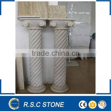 Antique granite , marble stone roman column