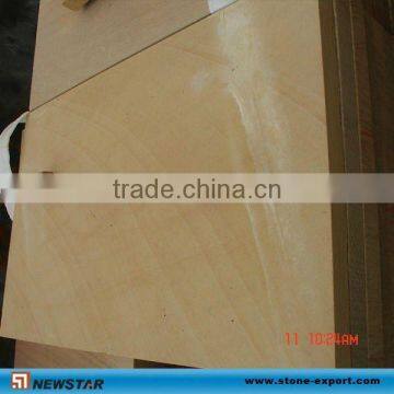 Natural honed yellow sandstone tile