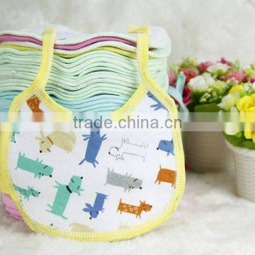 Trangle Cotton baby bib manufacturer Wholesale