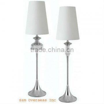 SOI Hot selling Table Lamps made of aluminium finish polished with white shades