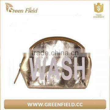 2017 New Design Craft Paper Cosmetic Bag,shell Washable Kraft Paper Cosmetic Bag photo-4