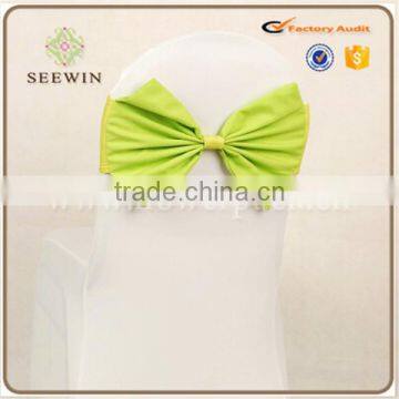 Cheap Chair Cover With Bowknot and Chiavari Ruffle Chair Sash for Wedding/Banquet/Party photo-4