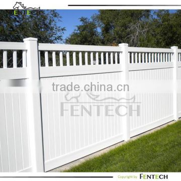 Practical High Technology Professional Closed PVC Privacy Fence