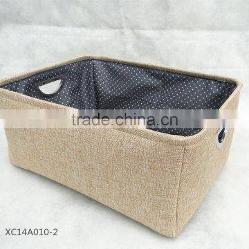 Fashion Cloth Storage Basket With Polyester Lining photo-2