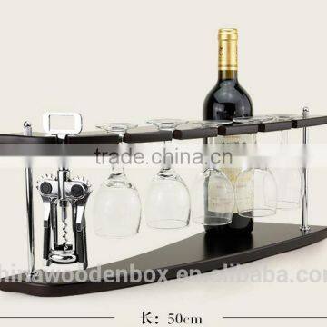 Eco Friendly Natural Wood Wine Bottle Rack, Wooden Wine Rack Creativity Space Saving Wood Wine Stand With Low Price