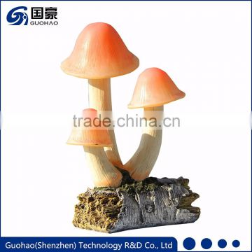 Garden Ornaments Fiberglass Mushroom Garden Solar Lights