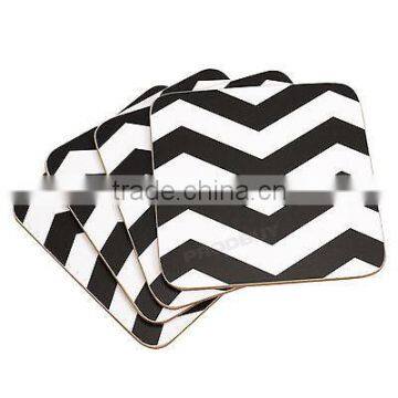 Showy Lacquer Coaster With Decal photo-2