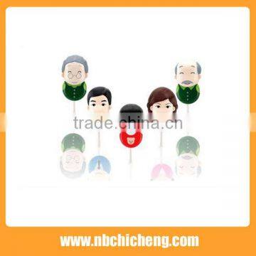 Family Carton Toothbrush Holder Plastic Cute Toothbrush Holder