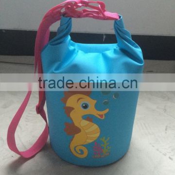 Hot selling 5L 8L 10L 20L PVC waterproof dry bag with your custom logo for swimming