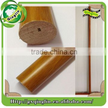 little black cap wooden broom handle with pvc coated