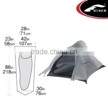 1 Person Outdoor Aluminum Waterproof 3 Season Silicone Coating Ultralight Small Camping Backpacking Tent photo-6