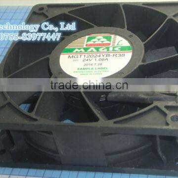 MGT12024YB-R38 24V 1.08A Fan 3wire 120*120*38mm 12cm Inverter Cooling Fan photo-2